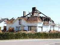 Uitgebrand huis Kloosterstraat